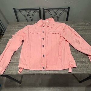 Pink Fashio “Jean” Jacket